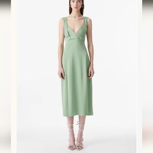 IRO Paris Saran Strapless Side Slits Midi Dress Size 40
